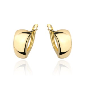 Kolczyki złote gładkie