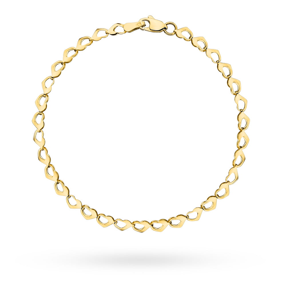 Bransoletka złota z kolekcji "SIMPLE FANTASY HEARTS"