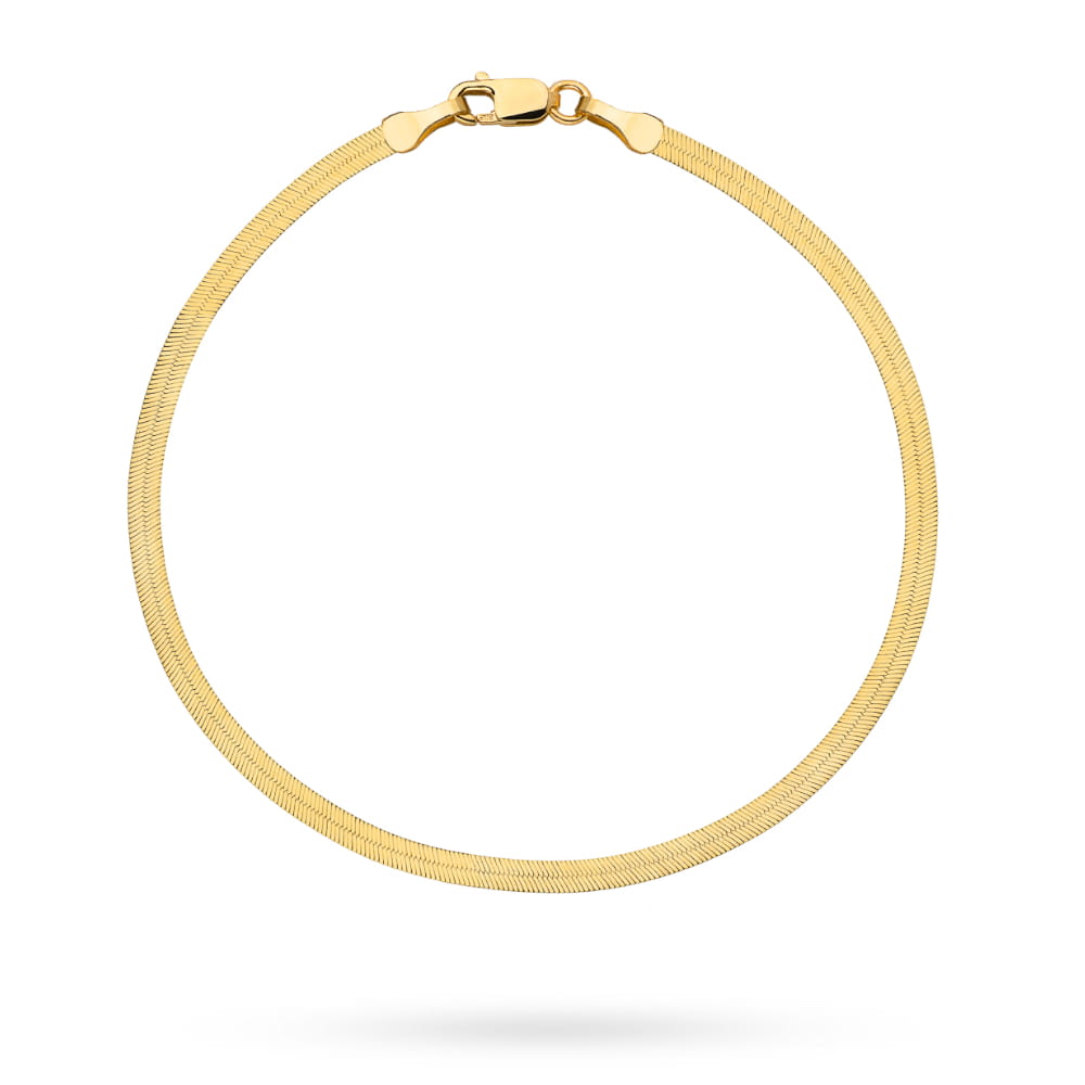 Bransoletka złota taśma wąska