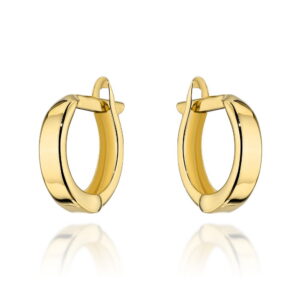 Kolczyki złote gładkie kółeczka