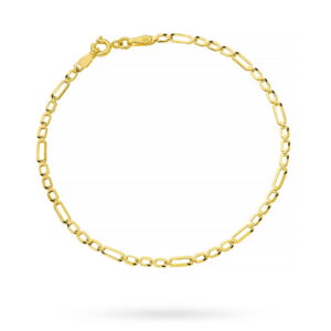 Bransoletka złota w stylu figaro