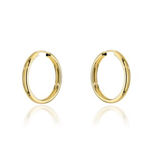 Kolczyki złote kółka - 2cm super lekkie