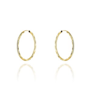 Kolczyki koła diamentowane super lekkie 2,5cm