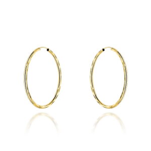 Kolczyki koła diamentowane super lekkie 3cm