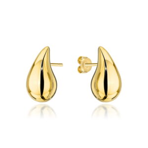 Kolczyki złote krople małe