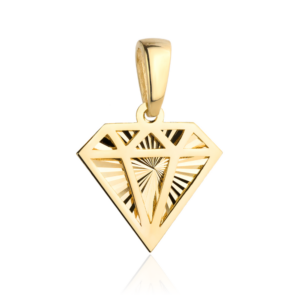 Zawieszka złota diamencik