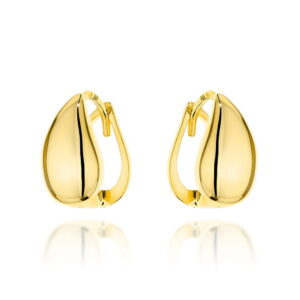 Kolczyki złote łezki na angielskim zapięciu