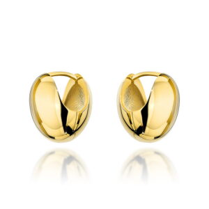 Kolczyki złote gładkie kule