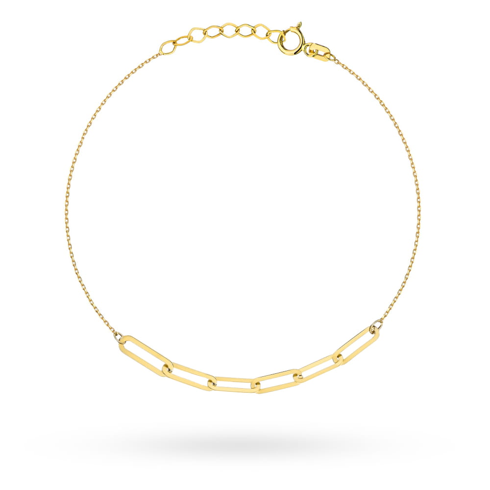 Bransoletka złota sześć splecionych ogniw