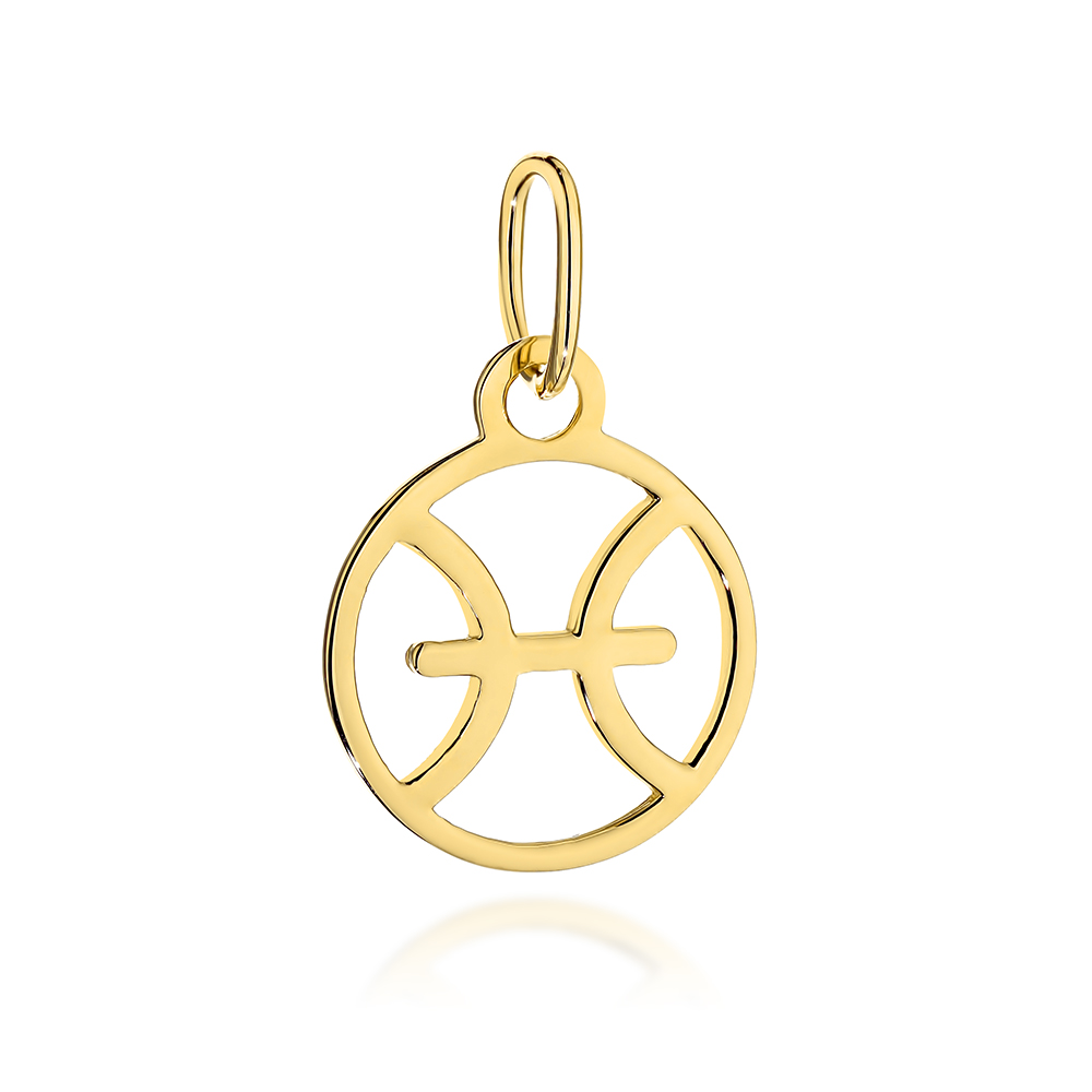 Zawieszka złota znak zodiaku RYBY pr. 333