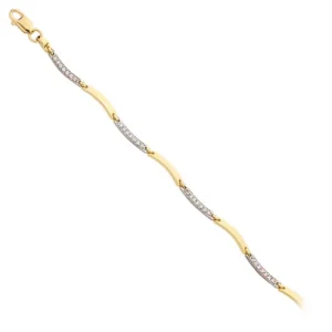 Złota bransoletka wykonywana ręcznie na indywidualne zamówienie.