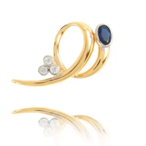 Klasyczna broszka ze złota 0,333 lub 0,585 wykonywana na zamówienie.