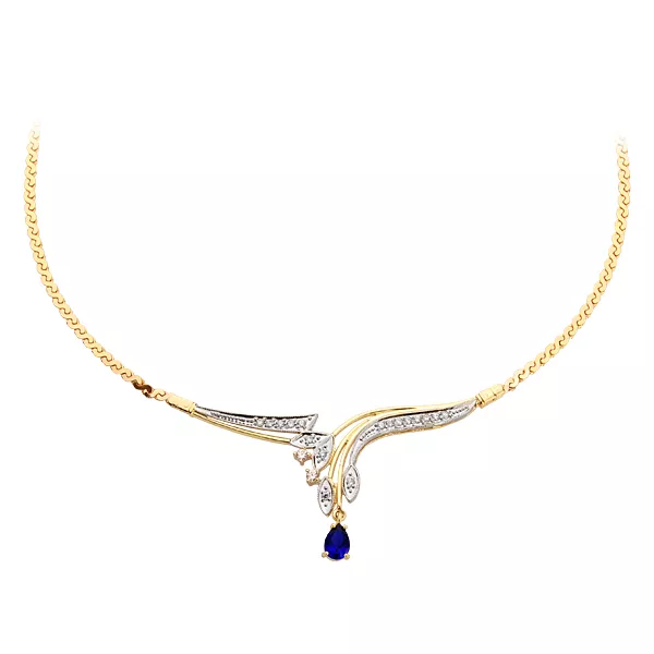 Indywidualnie wykonywany naszyjnik ze złota w różnych wariantach.