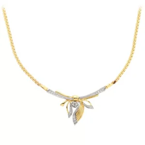 Klasyczny naszyjnik ze złota wykonywany indywidualnie na zamówienie.