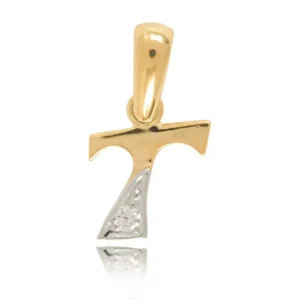 Złoty inicjał jako osobisty symbol.