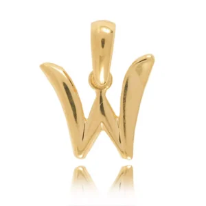 Złota literka tworzona według indywidualnych parametrów.