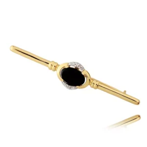 Złota broszka wykonywana indywidualnie w próbie 0,333 lub 0,585.