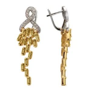 Kobieca biżuteria podkreślająca naturalny blask kamieni.