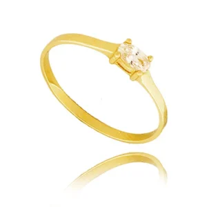 Klasyczny pierścionek idealny na każdą okazję.