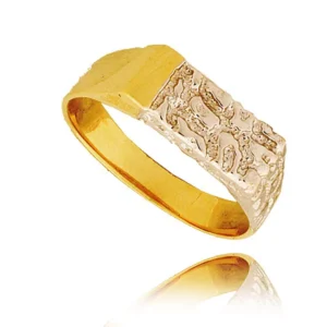 Elegancki pierścionek ze złota o ponadczasowym charakterze.