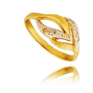 Ponadczasowy pierścionek o luksusowym wyglądzie.