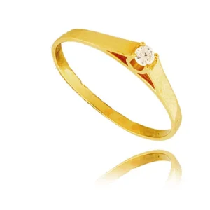 Klasyczny pierścionek idealny na każdą okazję.