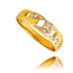 Stylowy pierścionek o eleganckiej i kobiecej formie.