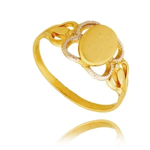 Ponadczasowy pierścionek o luksusowym wyglądzie.