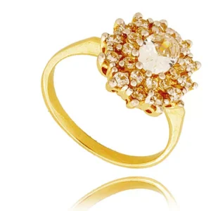 Ponadczasowy pierścionek o luksusowym wyglądzie.