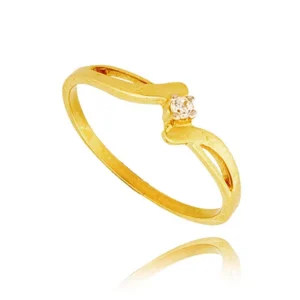 Ponadczasowy pierścionek o luksusowym wyglądzie.