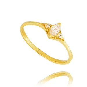 Złoty pierścionek stworzony z myślą o codziennym komforcie.