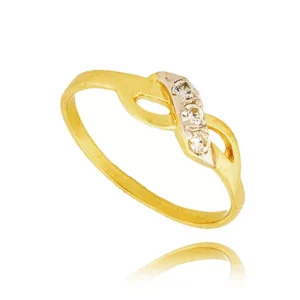 Stylowy pierścionek o eleganckiej i kobiecej formie.