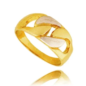 Złoty pierścionek stworzony z myślą o codziennym komforcie.