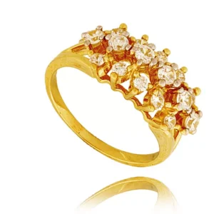 Złoty pierścionek stworzony z myślą o codziennym komforcie.