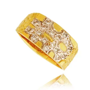 Ponadczasowy pierścionek o luksusowym wyglądzie.