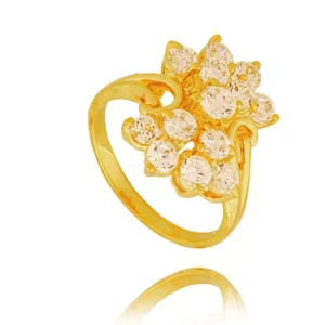 Elegancki pierścionek ze złota o ponadczasowym charakterze.