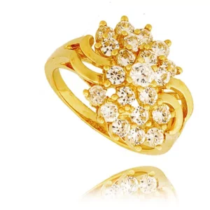 Ponadczasowy pierścionek o luksusowym wyglądzie.