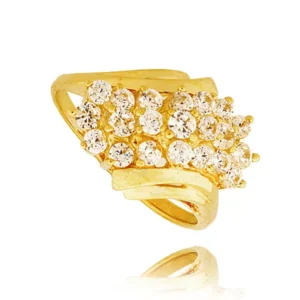 Złoty pierścionek stworzony z myślą o codziennym komforcie.