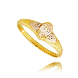 Złoty pierścionek stworzony z myślą o codziennym komforcie.