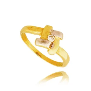 Elegancki pierścionek ze złota o ponadczasowym charakterze.