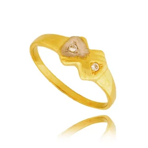 Elegancki pierścionek ze złota o ponadczasowym charakterze.