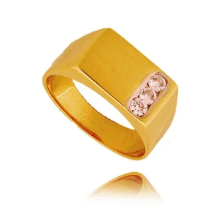 Elegancki pierścionek ze złota o ponadczasowym charakterze.