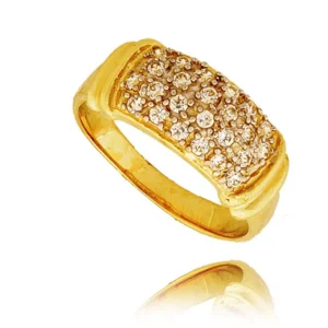 Ponadczasowy pierścionek o luksusowym wyglądzie.