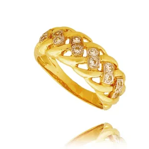 Stylowy pierścionek o eleganckiej i kobiecej formie.