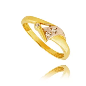 Klasyczny pierścionek idealny na każdą okazję.