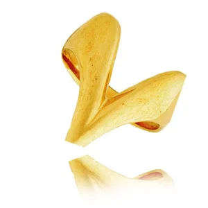 Elegancki pierścionek ze złota o ponadczasowym charakterze.