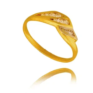 Ponadczasowy pierścionek o luksusowym wyglądzie.