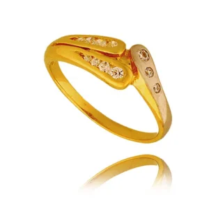 Złoty pierścionek stworzony z myślą o codziennym komforcie.