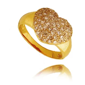 Elegancki pierścionek ze złota o ponadczasowym charakterze.