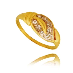 Złoty pierścionek stworzony z myślą o codziennym komforcie.